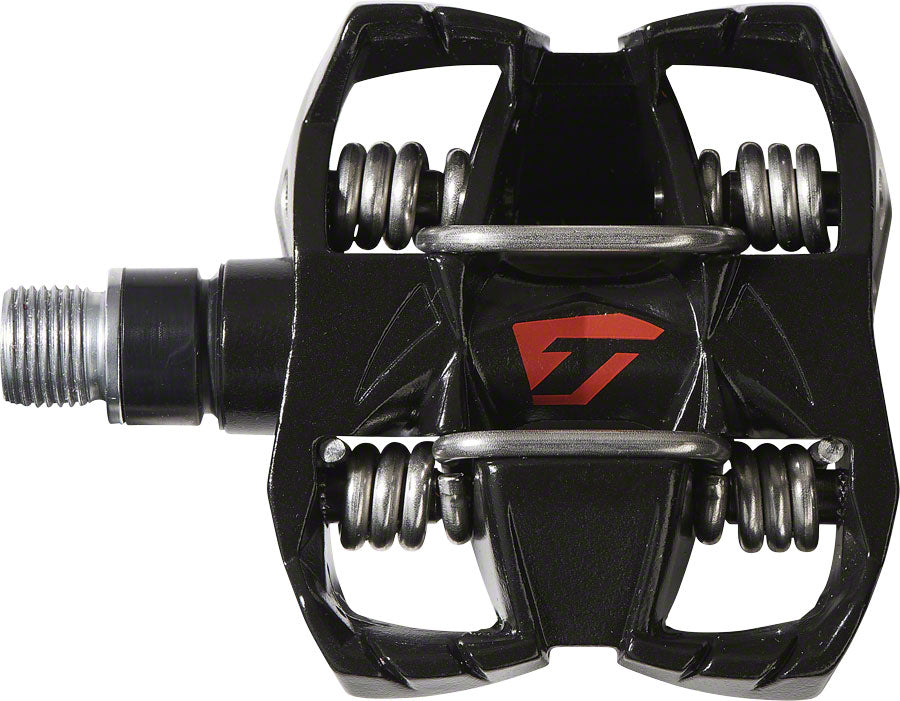 Time ATAC DH 4 Pedals - Dual Sided Clipless with Platform, Aluminum, 9/16", Black/Red - Pedals - ATAC DH Pedals