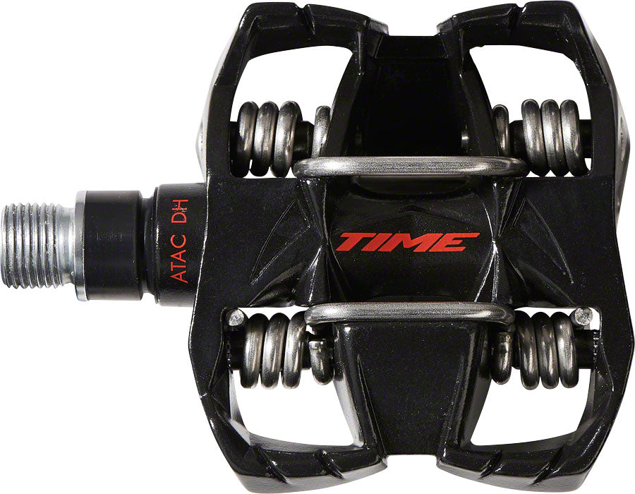 Time ATAC DH 4 Pedals - Dual Sided Clipless with Platform, Aluminum, 9/16", Black/Red MPN: 00.6718.005.000 UPC: 710845872464 Pedals ATAC DH Pedals