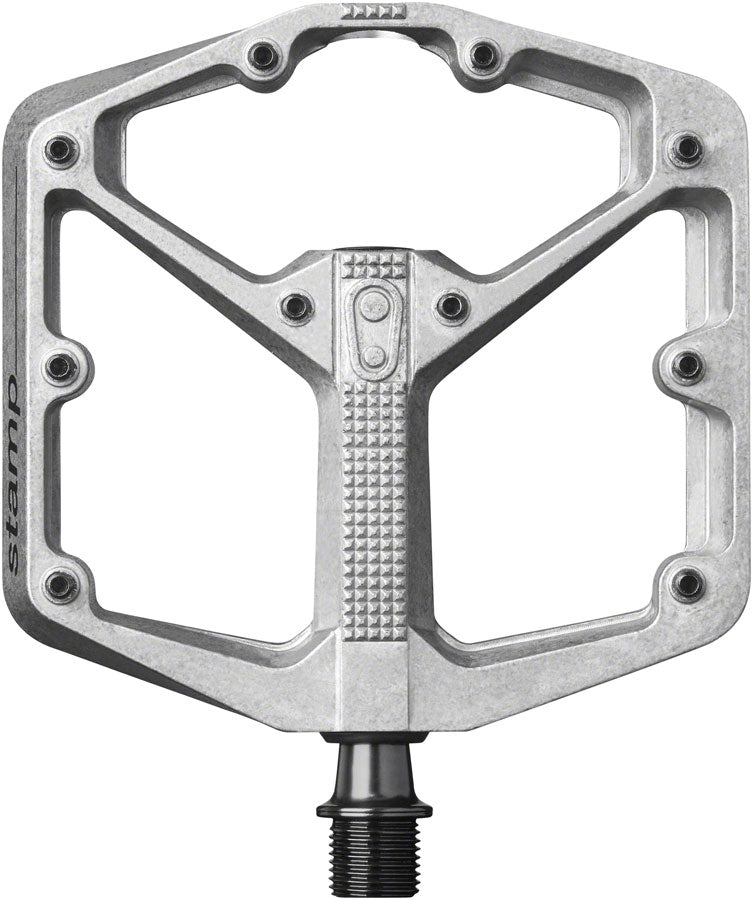 Crank Brothers Stamp 2 Pedals - Platform, Aluminum, 9/16", Raw Silver, Large MPN: 16362 UPC: 641300163622 Pedals Stamp 2 Pedals