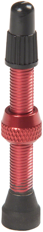 Stan's NoTubes Alloy Valve Stems - 44mm, Pair, Red MPN: AS0156 UPC: 847746038337 Tubeless Valves Alloy Valve Stems