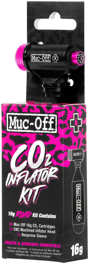 Muc-Off Road Inflator Kit MPN: 20116 CO2 and Pressurized Inflation Device CO2 Inflator
