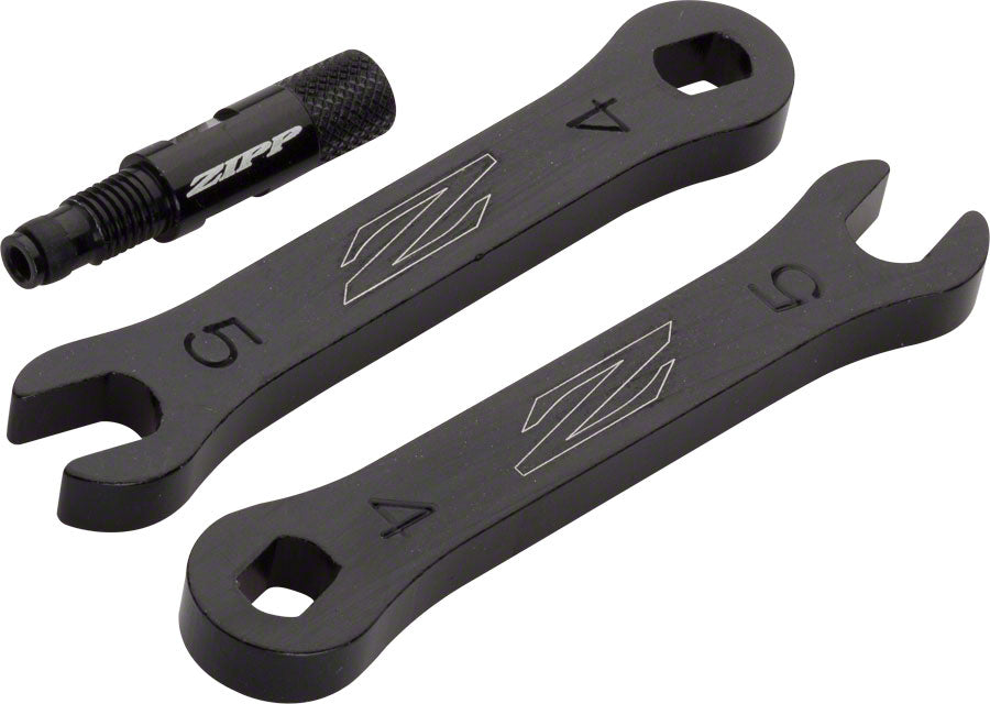 Zipp Tangente Aluminum Knurled Valve Extender - 27mm for 303, 1 Piece, for Removable Presta Valve, Black