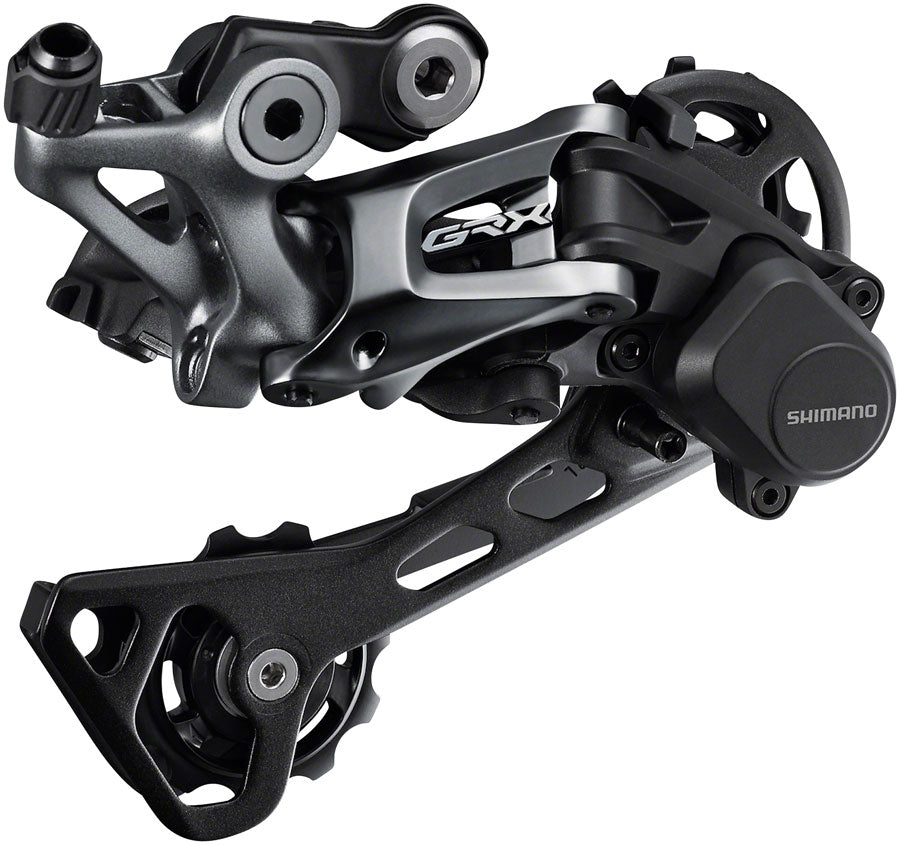 Shimano GRX RD-RX812 Rear Derailleur - 11-Speed, Long Cage, Black, With Clutch, For 1x, 42t Low Sprocket Max