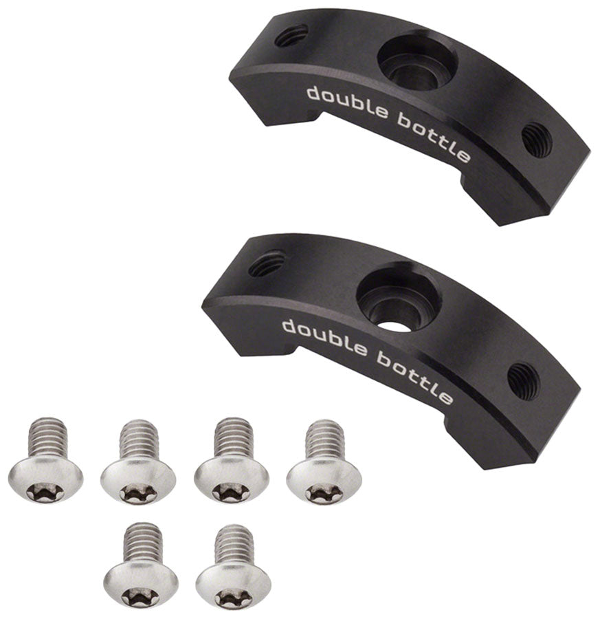 Wolf Tooth B-RAD Double Bottle Cage Adaptor MPN: B-RAD-ADPT-DB UPC: 812719025812 Other Rack B-RAD Double Bottle Adapter