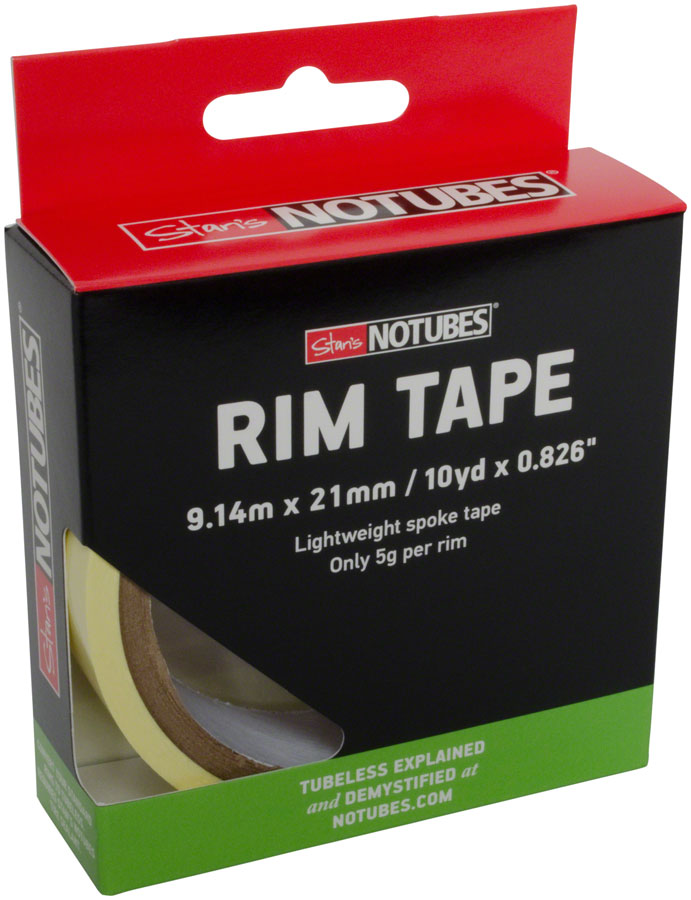 Stan's NoTubes Rim Tape: 21mm x 10 yard roll MPN: AS0030 UPC: 183720000205 Tubeless Tape Rim Tape