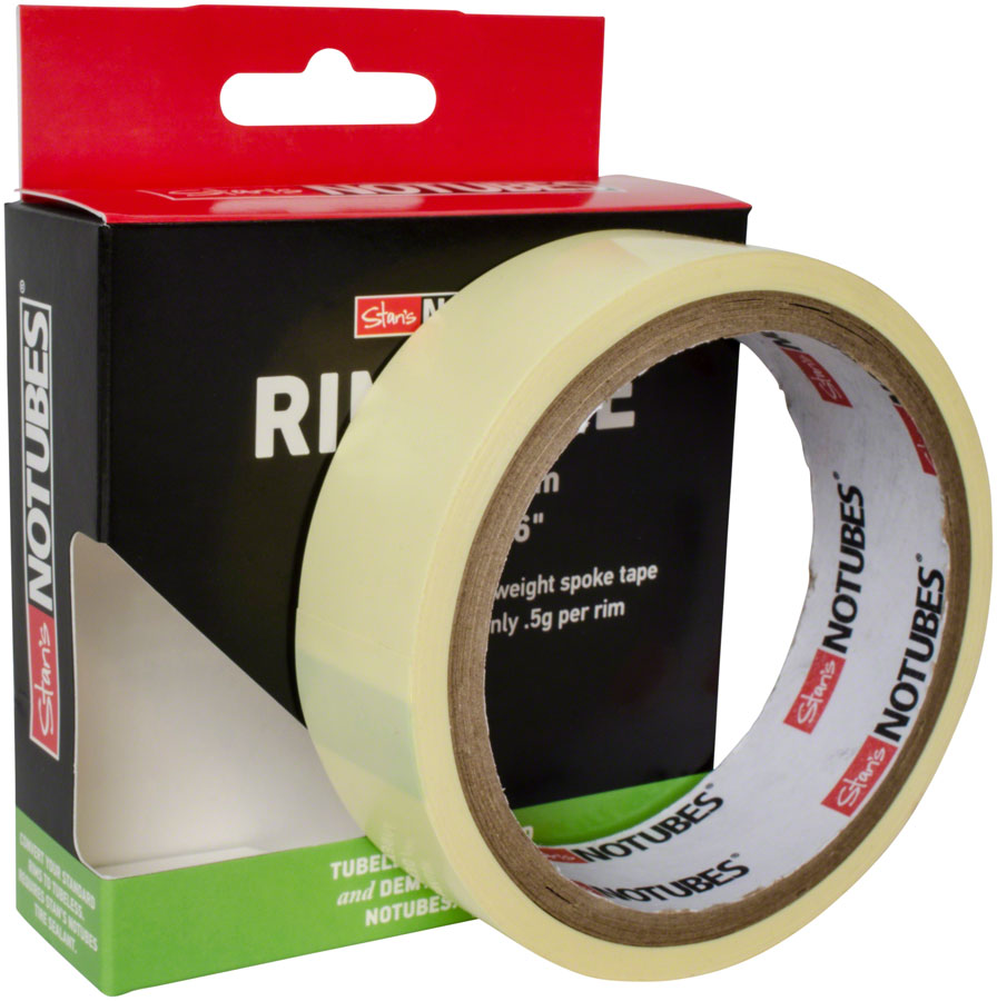 Stan's NoTubes Rim Tape: 27mm x 10 yard roll MPN: AS0083 UPC: 847746007227 Tubeless Tape Rim Tape