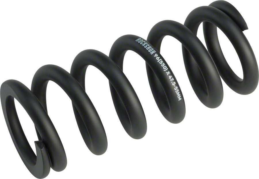 RockShox Metric Coil Spring - Length 134mm, Travel 47.5-55mm, 550 lbs, Black
