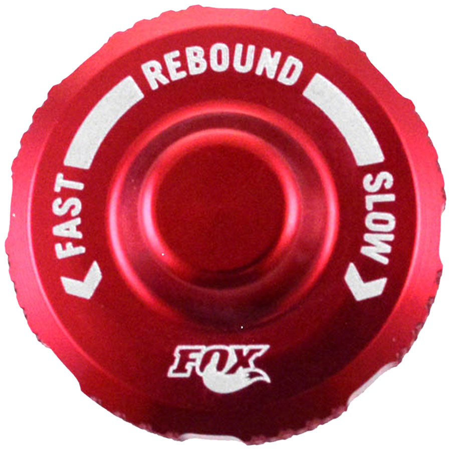 FOX Damping Adjuster Part Rebound Knob, Float DPX2, Red