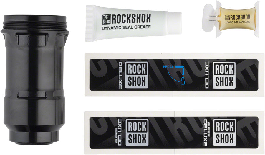 RockShox Rear Shock Air Can Assembly - Progressive, 37.5-45mm, Super Deluxe C1/Deluxe C1 (2022+) MPN: 11.4118.059.015 UPC: 710845878954 Rear Shock Part Rear Shock Air Can Assembly