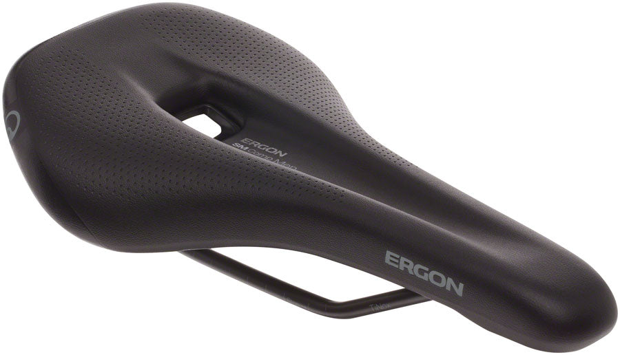 Ergon SM Comp Saddle - Steel, Stealth, Men's, Medium/Large