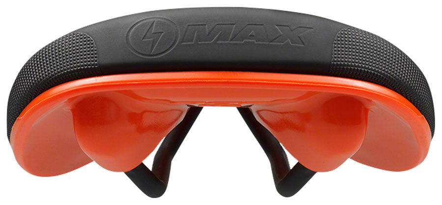 SDG Bel-Air V3 MAX Saddle - Lux-Alloy, Black/Orange, Sonic Welded Sides - Saddles - Bel-Air V3 MAX Saddle