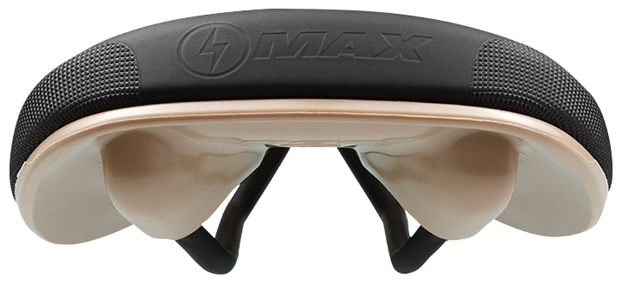 SDG Bel-Air V3 MAX Saddle - Lux-Alloy, Black/Tan, Sonic Welded Sides MPN: 06324 UPC: 812367017825 Saddles Bel-Air V3 MAX Saddle