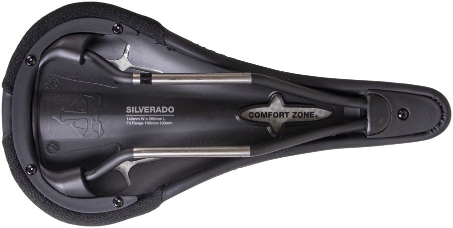 WTB Silverado Saddle - Titanium, Black, Medium - Saddles - Silverado Saddle