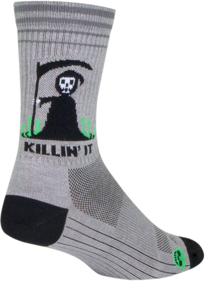 SockGuy Killin' It Crew Sock - 6", Large/X-Large MPN: CRKILLINIT L UPC: 602573794562 Sock Crew Socks