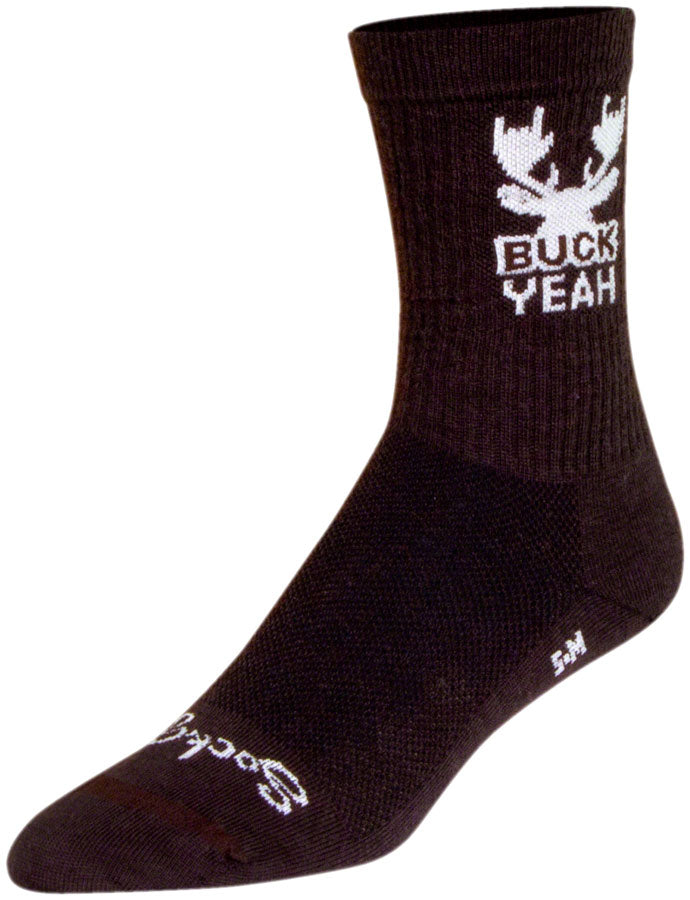 SockGuy Buck Yeah Wool Socks - 6", Large/X-Large MPN: WCRBUCKYEAH L UPC: 602573794845 Sock Wool Socks