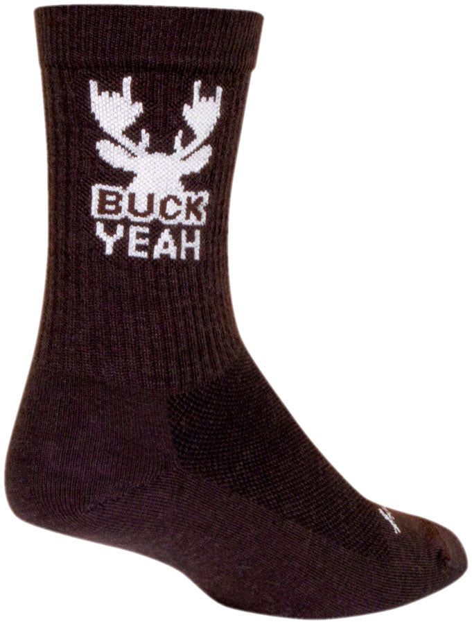 SockGuy Buck Yeah Wool Socks - 6", Large/X-Large MPN: WCRBUCKYEAH L UPC: 602573794845 Sock Wool Socks