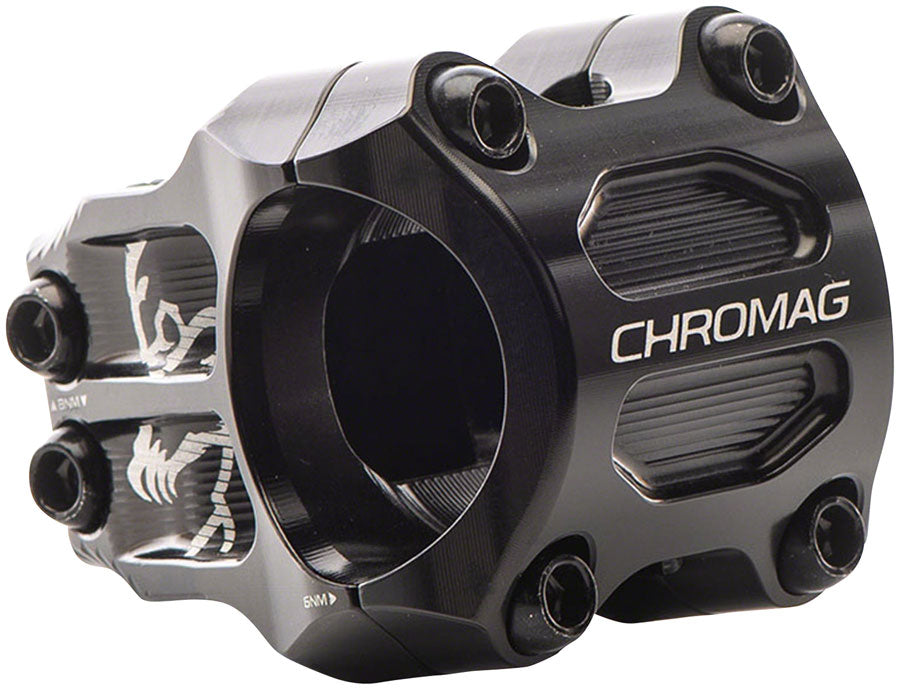 Chromag Riza Stem - 38mm, 35mm Clamp, +/-0, Black MPN: 100-020-002 UPC: 826974040374 Stems Riza Stem
