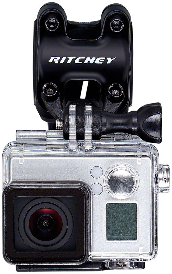 Ritchey Universal Stem Face Plate Accessory Mount: GoPro, Black - Camera Accessory - Universal Stem Accessory Mounts
