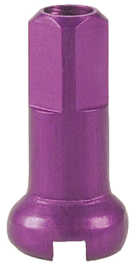 DT Swiss Standard Spoke Nipples - Aluminum, 2.0 x 12mm, Purple, Box of 100 MPN: N0AA20120V0100 Spoke Nipple Standard Nipples Alloy 12mm