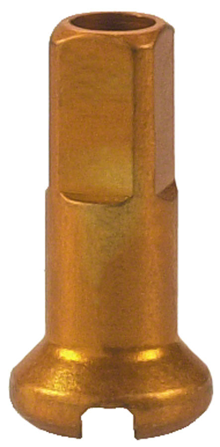 DT Swiss Standard Spoke Nipples - Aluminum, 1.8 x 12mm, Gold, Box of 100 MPN: N0AA18120G0100 Spoke Nipple Standard Nipples Alloy 12mm
