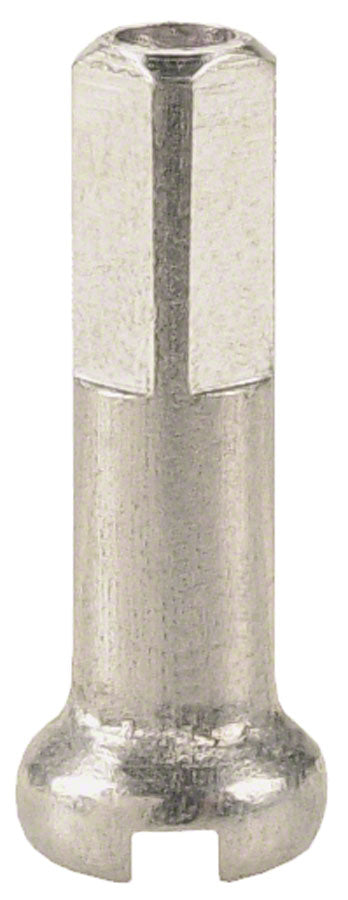 DT Swiss Standard Spoke Nipples - Brass, 1.8 x 16mm, Silver, Box of 100 MPN: N0BA18160N0100 Spoke Nipple Extra Long Nipples Brass 16mm