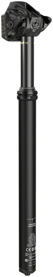 RockShox Reverb AXS XPLR Dropper Seatpost - 27.2mm, 75mm, 400, Black, A1 - Dropper Seatpost - Reverb AXS XPLR Dropper Seatpost