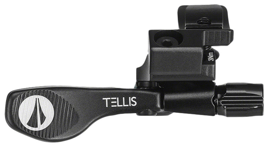 SDG Tellis Dropper Post Remote - Adjustable, I-Spec EV Mount and Hardware, Black