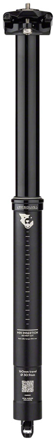 Wolf Tooth Resolve Dropper Seatpost - 30.9, 160mm Travel, Black