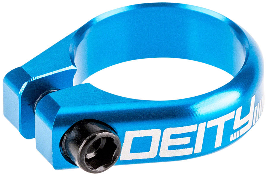 DEITY Circuit Seatpost Clamp - 34.9mm, Blue