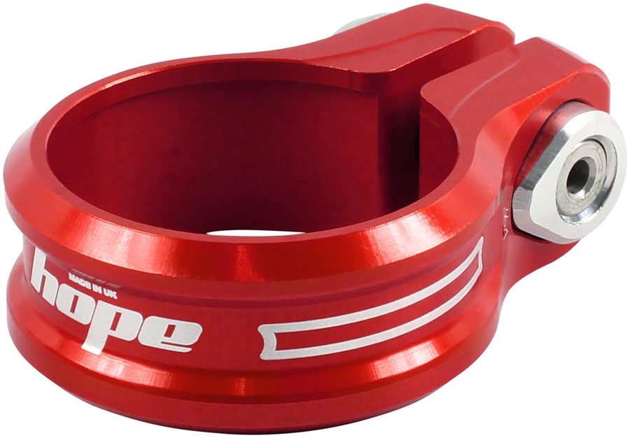 Hope Seat Seatpost Clamp - 36.4mm, Red