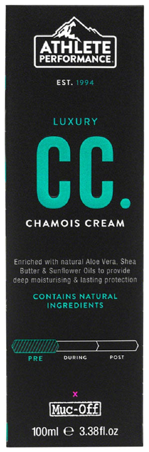 Athlete Performance by Muc-Off Luxury CC Chamois Cream: 100ml Tube MPN: 345 Anti Chafe Luxury CC Chamois Cream