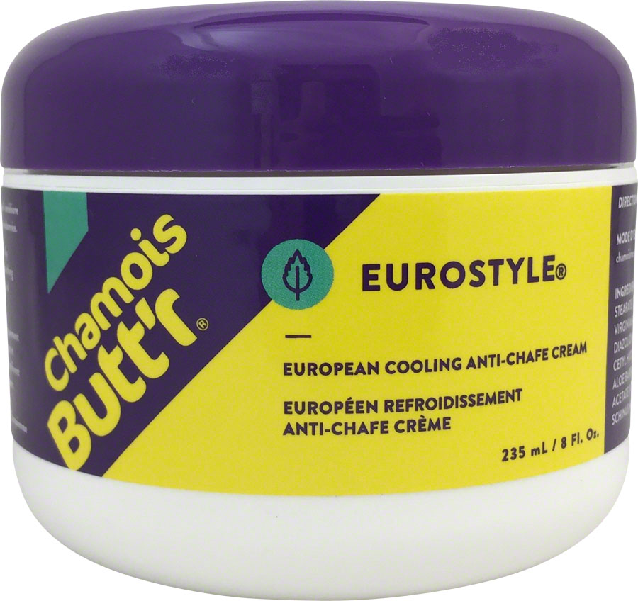 Chamois Butt'r Eurostyle: 8oz Jar, Each MPN: CB:ES8J UPC: 657399000076 Anti Chafe Eurostyle Anti Chafe Cream