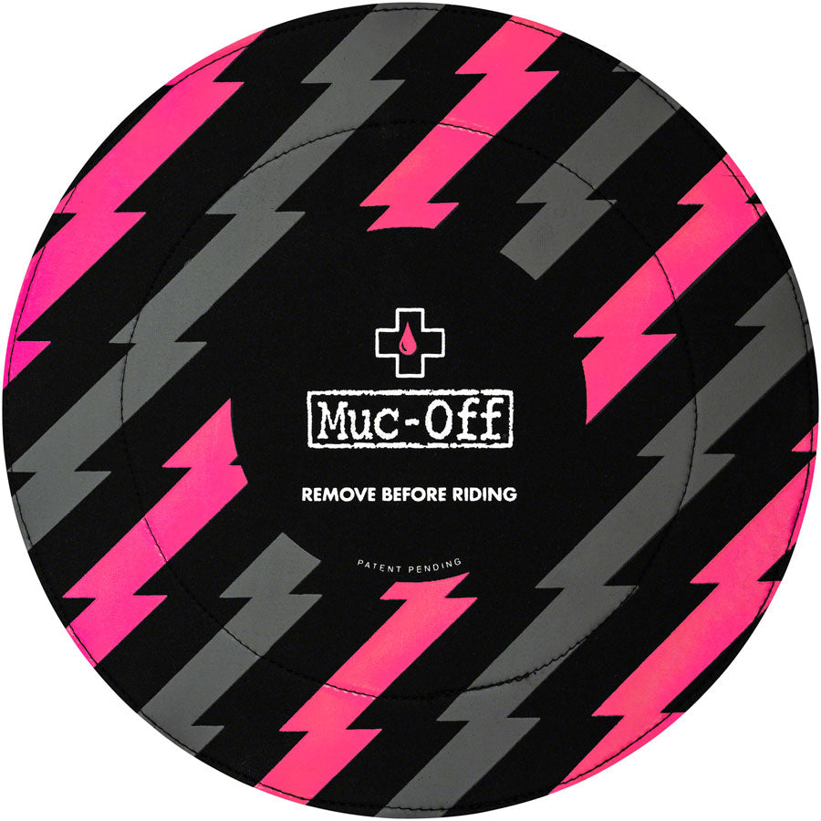 Muc-Off Disc Brake Covers, Black/Pink