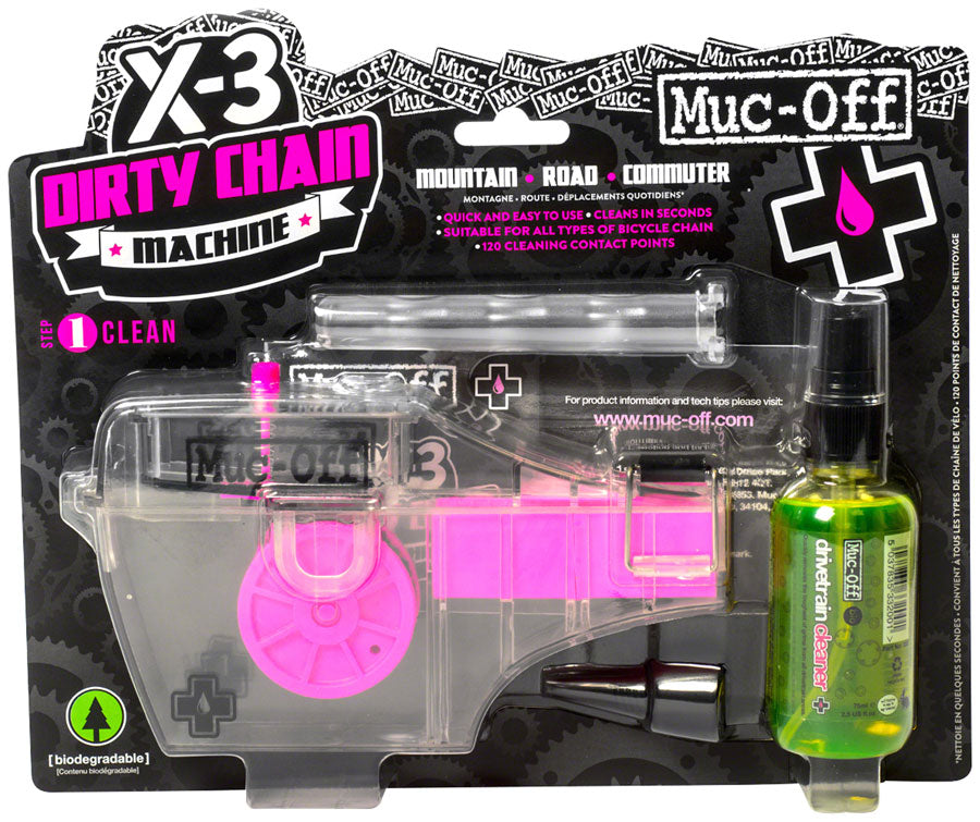 Muc-Off X-3 Dirty Chain Machine Cleaning Kit - Cleaning Tool - X-3 Dirty Chain Machine