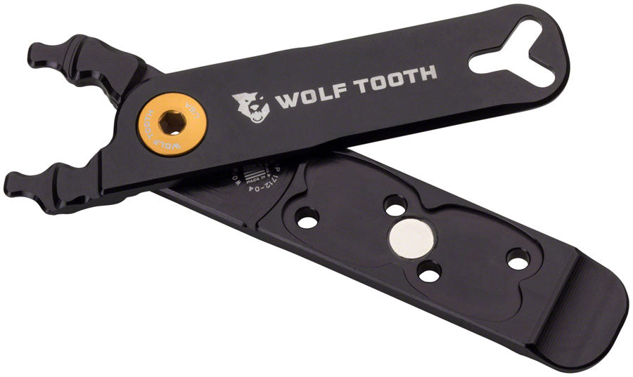 Wolf Tooth Masterlink Combo Pack Pliers, Gold MPN: MLCP-BLK-GLD UPC: 812719027045 Chain Tool Masterlink Combo Pack Pliers