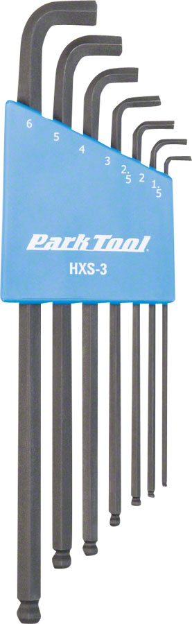 Park Tool HXS-3 Stubby Hex Wrench Set 1.5-6mm MPN: HXS-3 UPC: 763477004048 Hex Wrench Hex Wrenches