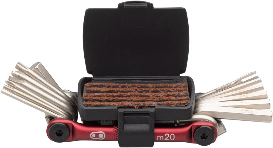 Crank Brothers Multi 20 Tool - Matte Black/Red MPN: 16404 UPC: 641300164049 Bike Multi-Tool Multi-Tools