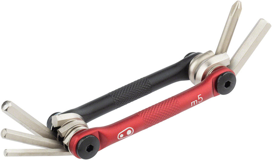 Crank Brothers Multi 5 Tool - Black/Red MPN: 16195 UPC: 641300161956 Bike Multi-Tool Multi-Tools