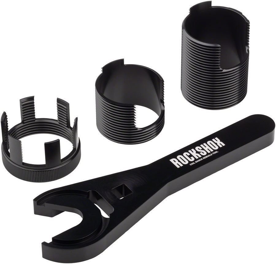 RockShox Rear Shock Spring Compressor Tool, Counter Measure - Super Deluxe/Deluxe Coil B1+(2023+) MPN: 00.4318.055.000 UPC: 710845862984 Suspension Tool Rear Shock Tools