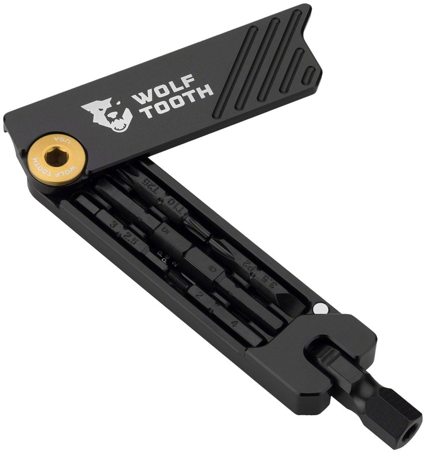 Wolf Tooth 6-Bit Hex Wrench - Multi-Tool, Gold MPN: 6-BIT-GLD UPC: 810006805758 Bike Multi-Tool 6-Bit Hex Wrench Multi-Tool