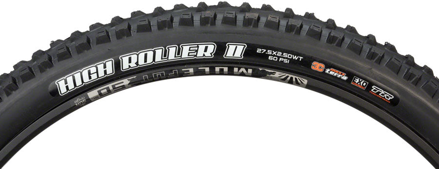 Maxxis High Roller II Tire - 27.5 x 2.5, Tubeless, Folding, Black, 3C Maxx Terra, EXO, Wide Trail MPN: TB85983000 Tires High Roller II Tire