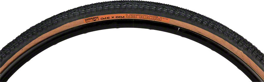 WTB Riddler 700c Tire - 700 x 37, TCS Tubeless, Folding, Black/Tan, Light, Fast Rolling