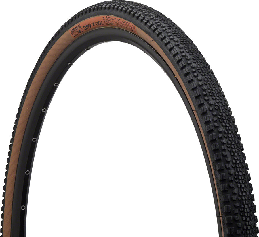 WTB Riddler 700c Tire - 700 x 45, TCS Tubeless, Folding, Black/Tan, Light, Fast Rolling MPN: W010-0695 UPC: 714401106956 Tires Riddler Tire