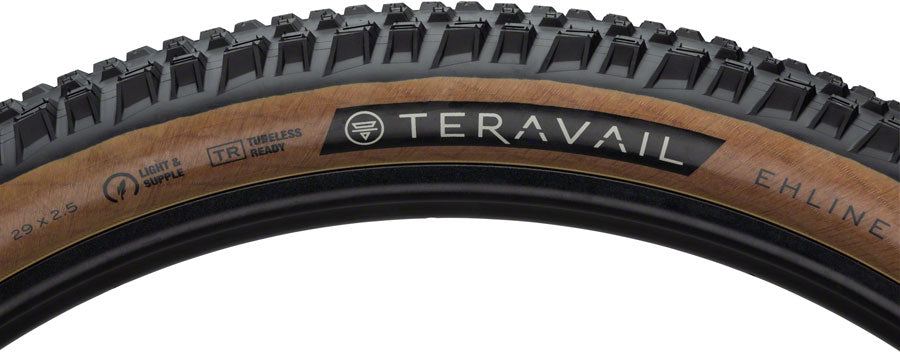 Teravail Ehline Tire - 29 x 2.5, Tubeless, Folding, Tan, Durable, Fast Compound - Tires - Ehline Tire