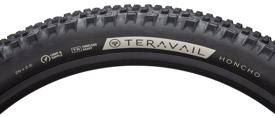 Teravail Honcho Tire - 29 x 2.6, Tubeless, Folding, Black, Light and Supple, Grip Compound - Tires - Honcho Tire