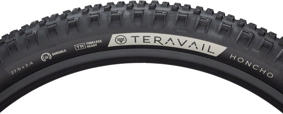 Teravail Honcho Tire - 27.5 x 2.4, Tubeless, Folding, Black, Light and Supple, Grip Compound - Tires - Honcho Tire