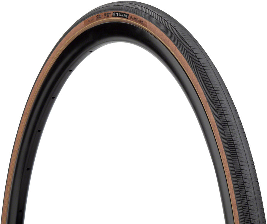 Teravail Rampart Tire - 700 x 28, Tubeless, Folding, Tan, Light and Supple, Fast Compound - Tires - Rampart Tire