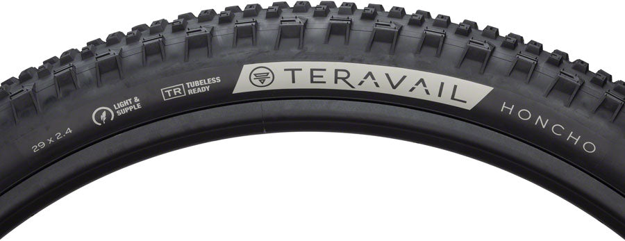 Teravail Honcho Tire - 29 x 2.4, Tubeless, Folding, Black, Light and Supple, Grip Compound - Tires - Honcho Tire