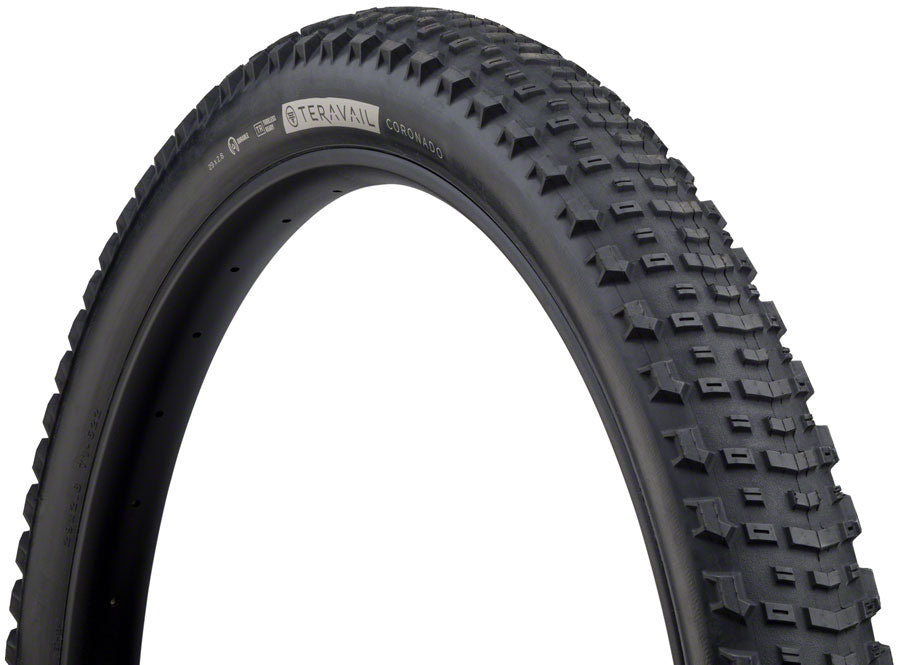 Teravail Coronado Tire - 29 x 2.8, Tubeless, Folding, Black, Durable, Fast Compound