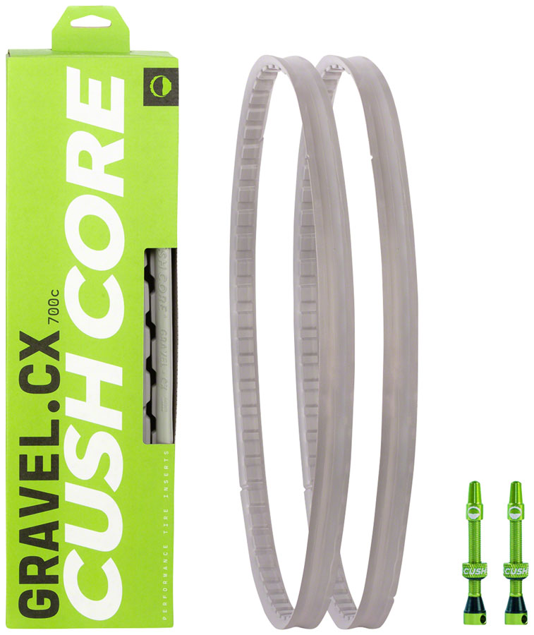 CushCore Gravel/CX Tire Inserts - Fits 700c x 33-46mm, Pair MPN: 70023 UPC: 659424991533 Tubeless System Enhancements Foam Tire Inserts - Pair